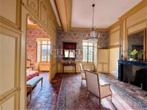 Historic 18th-century abbey with equestrian estate in pristine countryside.