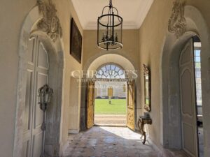 Historic 18th-century abbey with equestrian estate in pristine countryside.