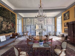 Historic 18th-century abbey with equestrian estate in pristine countryside.