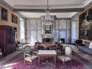 Historic 18th-century abbey with equestrian estate in pristine countryside.