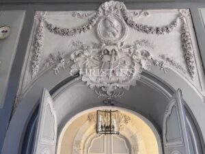 Historic 18th-century abbey with equestrian estate in pristine countryside.