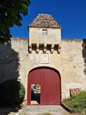 Historic 15th-century fortified château near Bordeaux