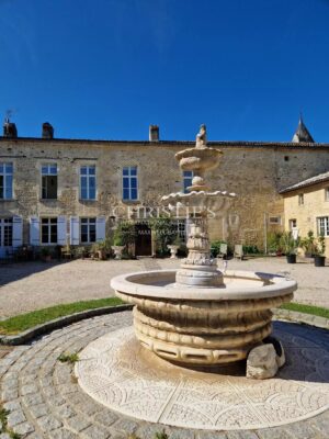 Historic 15th-century fortified château near Bordeaux
