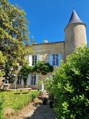 Historic 15th-century fortified château near Bordeaux