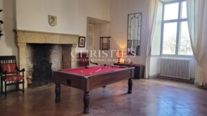 Elegant historic château in elevated position with wide ranging views of the Gers countryside