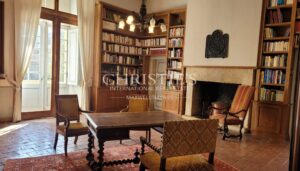 Elegant historic château in elevated position with wide ranging views of the Gers countryside