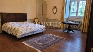 Elegant historic château in elevated position with wide ranging views of the Gers countryside
