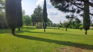 Elegant historic château in elevated position with wide ranging views of the Gers countryside