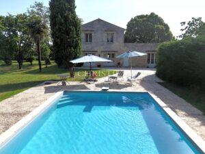 Charming Stone Manor with Pool and Wooded Garden