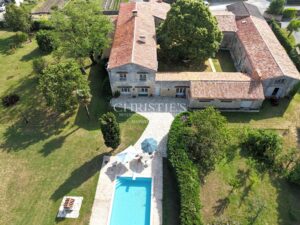 Charming Stone Manor with Pool and Wooded Garden