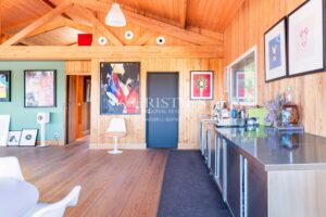 CASSY LANTON, villa bois d'architecte, vue Bassin
