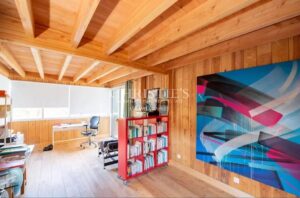 CASSY LANTON, villa bois d'architecte, vue Bassin