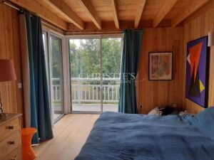 CASSY LANTON, villa bois d'architecte, vue Bassin