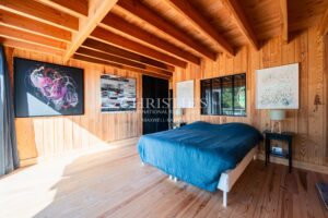 CASSY LANTON, villa bois d'architecte, vue Bassin