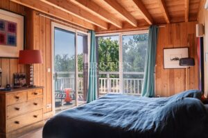 CASSY LANTON, villa bois d'architecte, vue Bassin