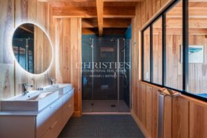 CASSY LANTON, villa bois d'architecte, vue Bassin