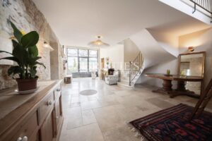 Haven of Peace Stone House, accompanied by a charming Guesthouse, nestled within 9.2 hectares of Diverse Land