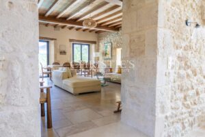 Haven of Peace Stone House, accompanied by a charming Guesthouse, nestled within 9.2 hectares of Diverse Land