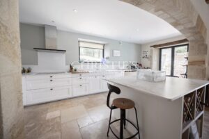 Haven of Peace Stone House, accompanied by a charming Guesthouse, nestled within 9.2 hectares of Diverse Land