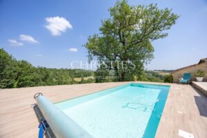 Haven of Peace Stone House, accompanied by a charming Guesthouse, nestled within 9.2 hectares of Diverse Land