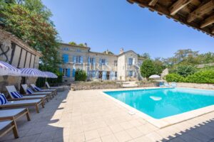 The Bishop's Château Estate — Main Château, Three Cottages, Multiple Pools & 7+ Hectares of Grounds
