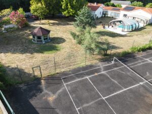 Large Property in Grézac: 370 sqm, Covered Pool, Tennis Court and Gîte Space