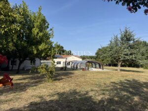 Large Property in Grézac: 370 sqm, Covered Pool, Tennis Court and Gîte Space