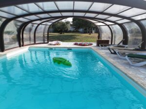 Large Property in Grézac: 370 sqm, Covered Pool, Tennis Court and Gîte Space