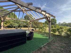 Large Property in Grézac: 370 sqm, Covered Pool, Tennis Court and Gîte Space