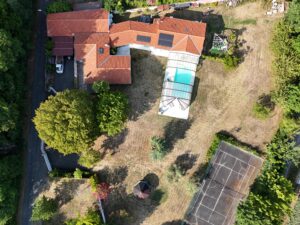 Large Property in Grézac: 370 sqm, Covered Pool, Tennis Court and Gîte Space