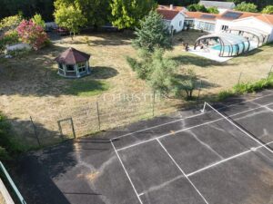 Large Property in Grézac: 370 sqm, Covered Pool, Tennis Court and Gîte Space