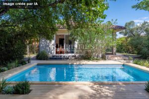 ANDERNOS, in the sought-after Betey area on the Basin side, attractive corner house.